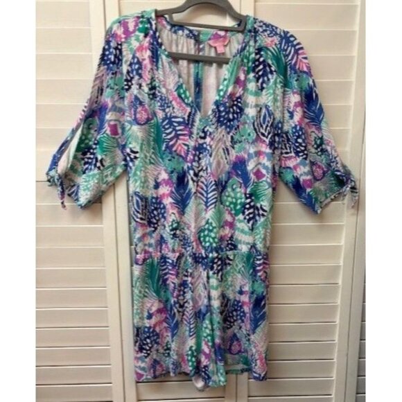 Lilly Pulitzer Pants - Lilly Pulitzer‎ Womens Tropical Print Romper
